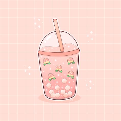 Discover More Than Boba Tea Wallpaper Cute Super Hot In Cdgdbentre