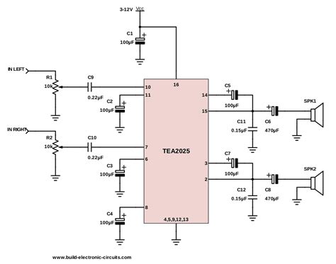 Professional Audio Amplifier Schematic Diagram Circuit Diagram