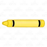 Yellow Crayon Clip Art