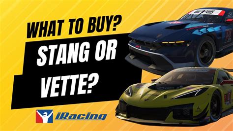 New Mustang Vs Corvette GT3 Content On IRacing What To Buy YouTube