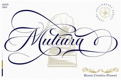 Mutiara Luxury Calligraphy Design Cuts