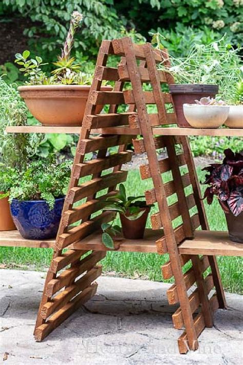 Diy Indooroutdoor Plant Stand For Multiple Plants