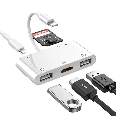 $10/mo - Finance Lightning Hub iPad Adapter, 6-in-1 Lightning to HDMI – Abunda