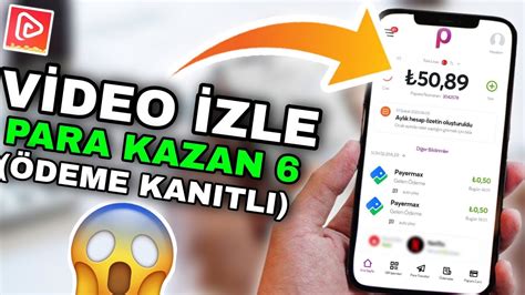 VİDEO İZLE PARA KAZAN 6 ÖDEME KANITLI PARA KAZANDIRAN