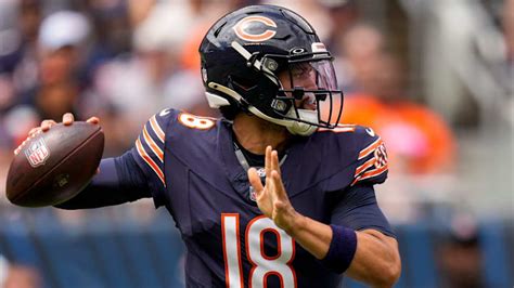 Chicago Bears Quarterback Caleb Williams Highly Anticipated Nfl Debut Just Win