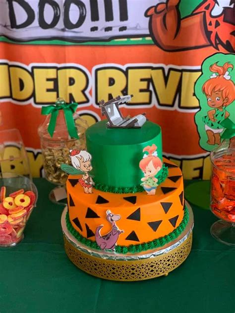 Bam Bam And Pebbles Baby Shower Party Ideas Photo 16 Of 17 Catch My Party