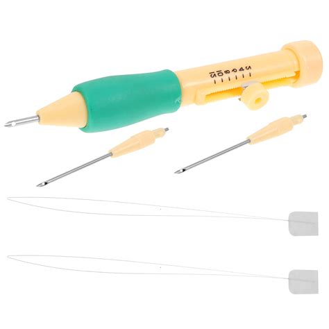 Embroidery Pen Punch Needle Knitting Kit Tool Needles Felting Threader