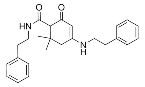 6 6 DIMETHYL 2 OXO N PHENETHYL 4 PHENETHYLAMINO 3 CYCLOHEXENE 1