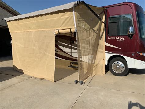 Solera Screen Room for 17' Wide RV Awnings - Tan Mesh Lippert RV Awning ...