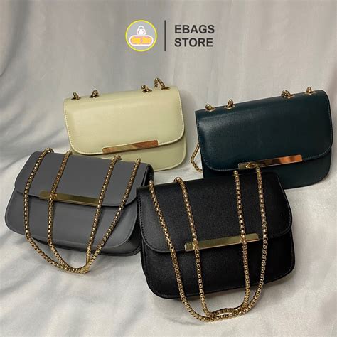 Jual Tas Selempang Wanita Tali Rantai Model Virgo Sling Bag Slingbag