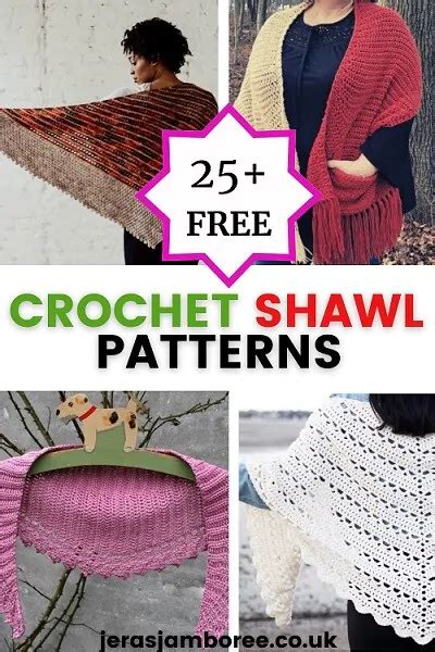 Free Crochet Shawl Patterns Jera S Jamboree