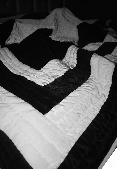 Velvet Lone Star Quilt Handmade Antique Quilt Black White Etsy