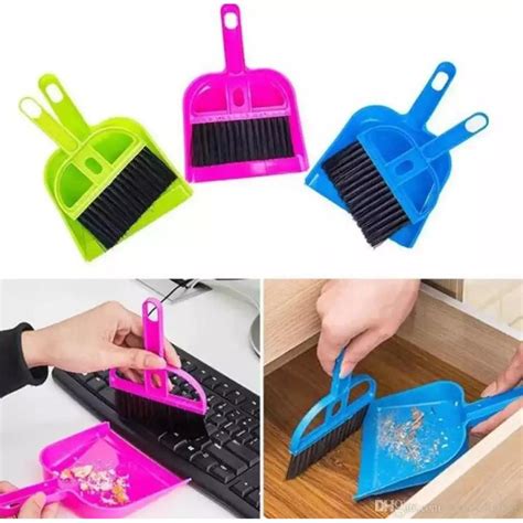 Jual Sapu Pengki Set Sapu Dan Pengki Mini Set Mini Dustpan Shopee