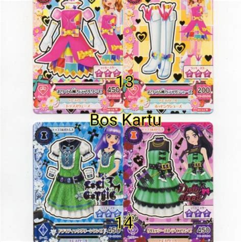 Jual Aikatsu Jepang Normal Versi Tiap Nomor Isi Kartu Kota