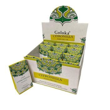 Óleo Perfumado Indiano Goloka Citronela 10 Ml Caixa 12 Meta