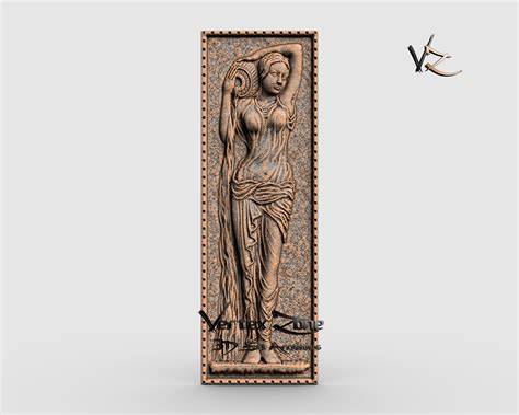 Women 3D STL Model For Cnc Users CNC Router Engraver Etsy