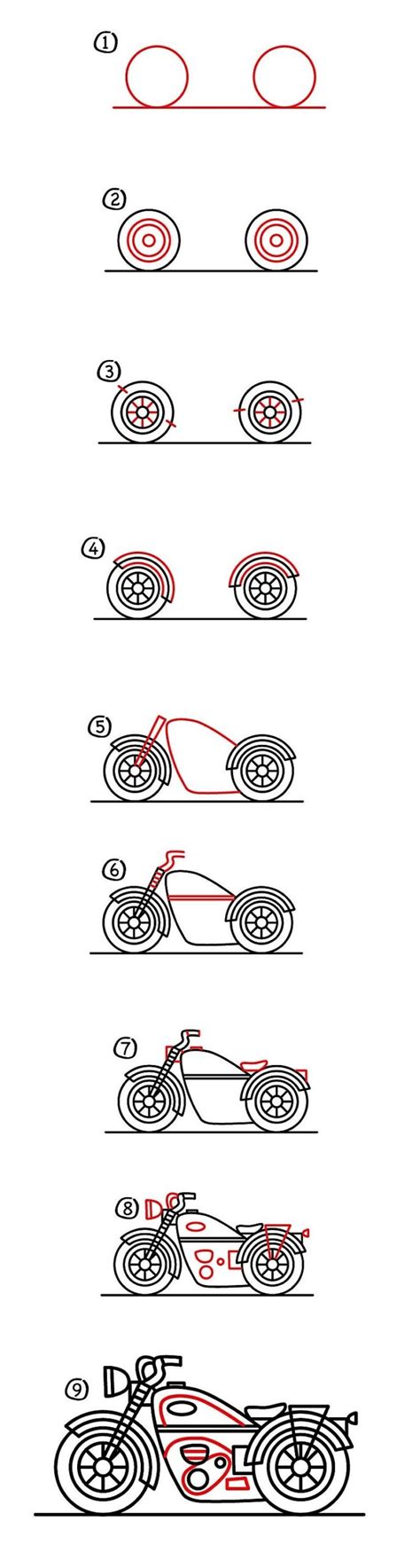 Motorbike Drawing Ideas Drawing Photos