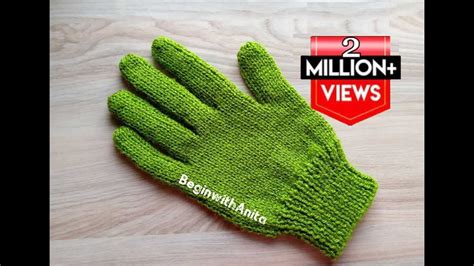 Simple Two Needle Knitting Pattern For Mittens