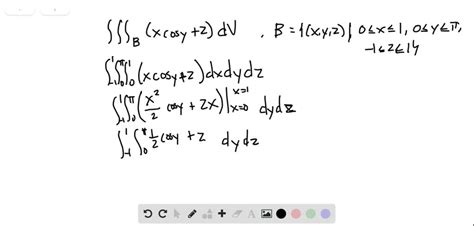 Solvedfind The Triple Integrals Of The Function