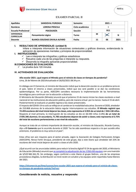 Solution Examen Parcial Ii Studypool