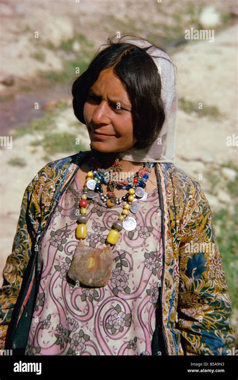 Woman Of The Qashqai Tribe Southern Area Iran Middle East Stock Photo