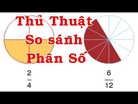 THỦ THUẬT SO SÁNH PHÂN SỐ RA KẾT QUẢ NHANH HOC TÍNH NHẨM SIÊU NHANH