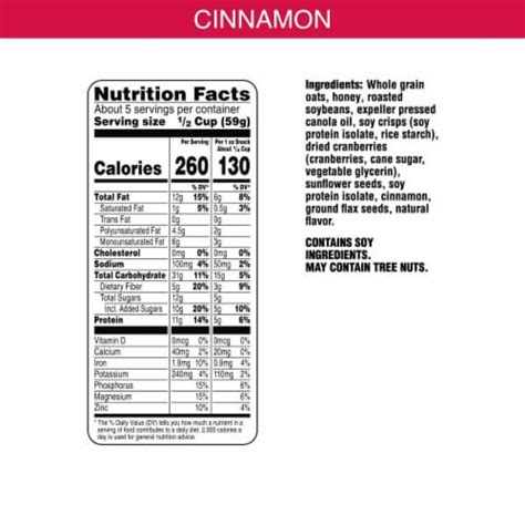 Bear Naked Original Cinnamon Granola Cereal 11 2 Oz Pick N Save