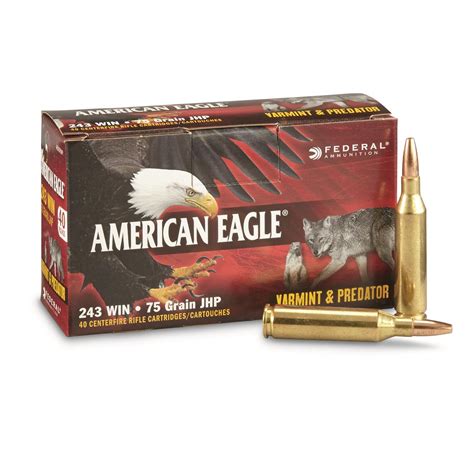 Federal American Eagle Varmint Predator Winchester Jhp