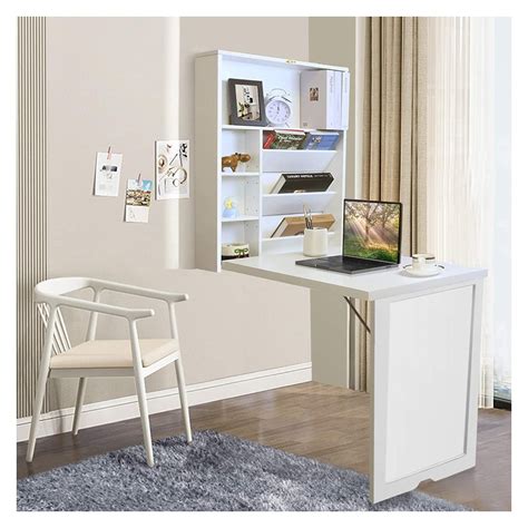 Buy Wall Ed Desk Fold Down And Floating Desk With Large Storage Area