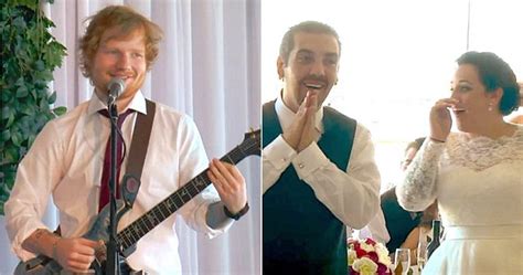 Ed Sheeran Surprises Deserving Wedding Couple – Viral Videos Gallery