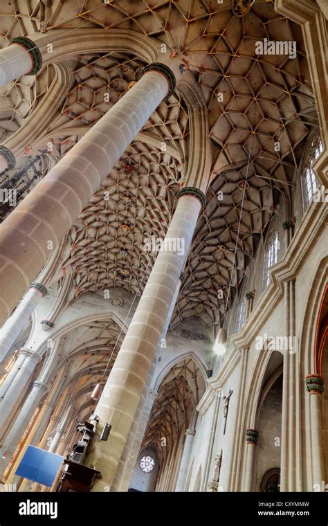 Gothic Church Holy Cross Minster Or Minster Of The Holy Cross Vaulted