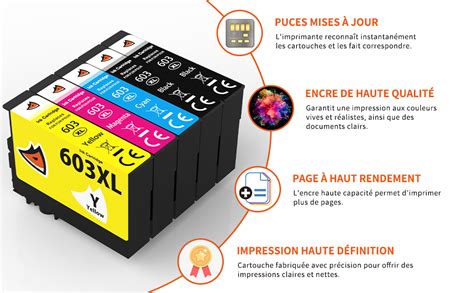 Foxink Xl Cartouche D Encre Compatible Pour Epson Xl Cartouche