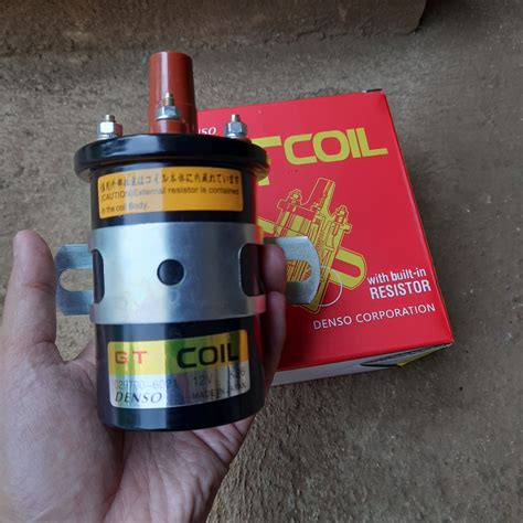 Jual Koil Universal 12V Merk Denso GT Coil Koil Botol Kaki 3 Kijang