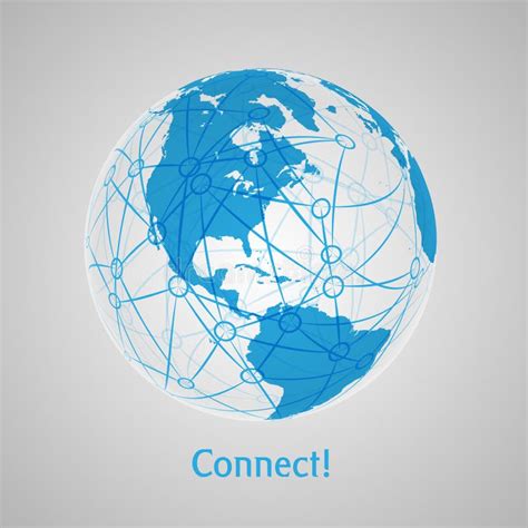 Conectar La Conexi N Mundial A Trav S De La Red Mundo De La Tecnolog A