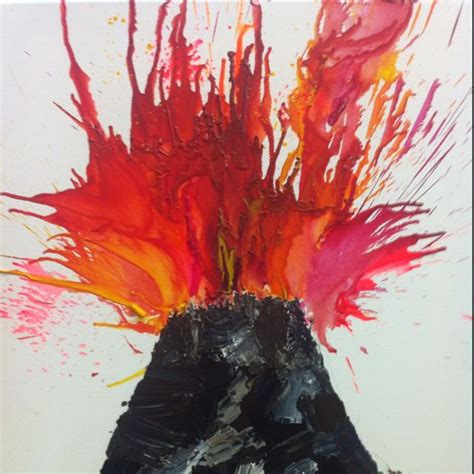 Ks2 Volcano Art