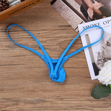 Sexy Mens Lingerie Mesh See Through Jockstrap Underwear G String Thong Briefs EBay