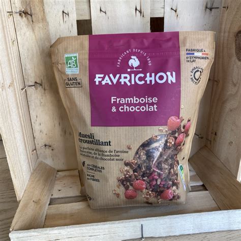 Muesli Croustillant Framboise Chocolat FAVRICHON 500 G