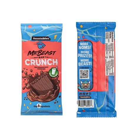 Festables Mr Beast Chocolate Bars Deez Nuts Peanut Butter Crunch