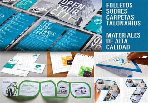 Folletos Flyers Volantes Brochures Catalogos Dipticos Tripticos