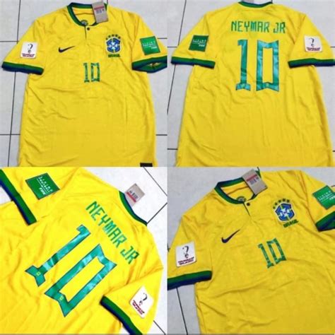 Jual JERSEY BAJU BOLA BRAZIL HOME 2022 WORLD CUP GRADE ORI Shopee