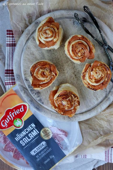 Salami Blätterteig Rosen Experimente Aus Meiner Küche