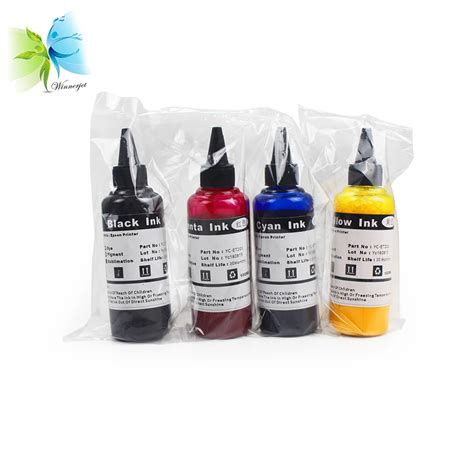 Winnerjet 4pcs 100ml Per Bottle Refill Sublimation Ink For For