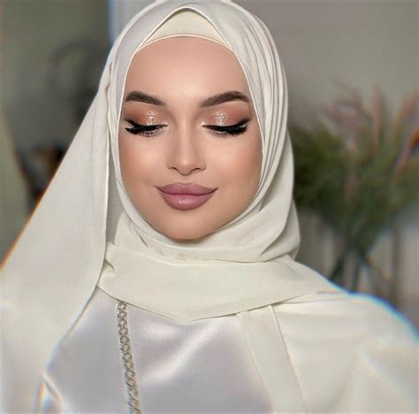 Свадебный макияж | Hijab makeup, Simple bridal makeup, Bride makeup