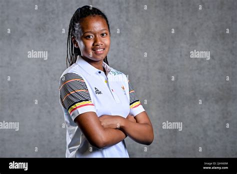 Claire Anne Habimana Poses During A Team Building Exercise For The