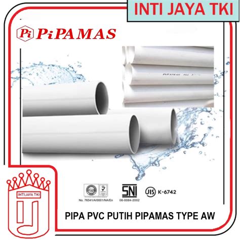 Jual Pipa Pvc Pipamas Aw Putih Ukuran Inch Shopee Indonesia