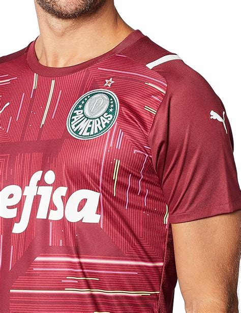 Camisa Puma Palmeiras Goleiro Iii Vermelho Allianz Parque Shop