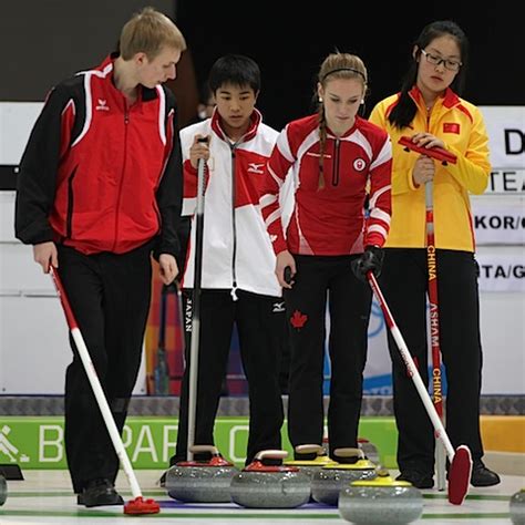 Curling Canada | Mixed Doubles curling action underway at Winter Youth ...