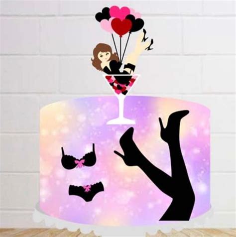 Arquivo de Corte Topo de Bolo Chá de Lingerie Elo7