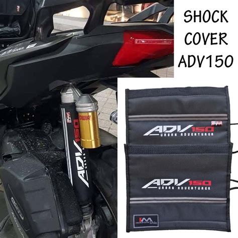 Shock Cover Adv150 Honda White 1 Pair By Immortal Motobag Shopee