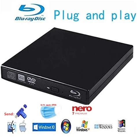 External Bluray Dvd Drive Mthstec Usb And Type C Blu Ray Burner